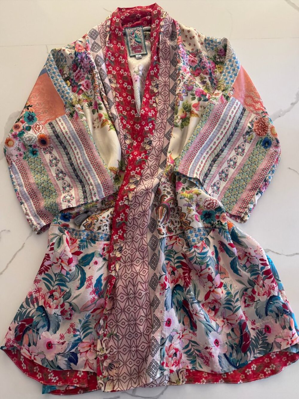 Johnny Was Floral Kimono Size XS